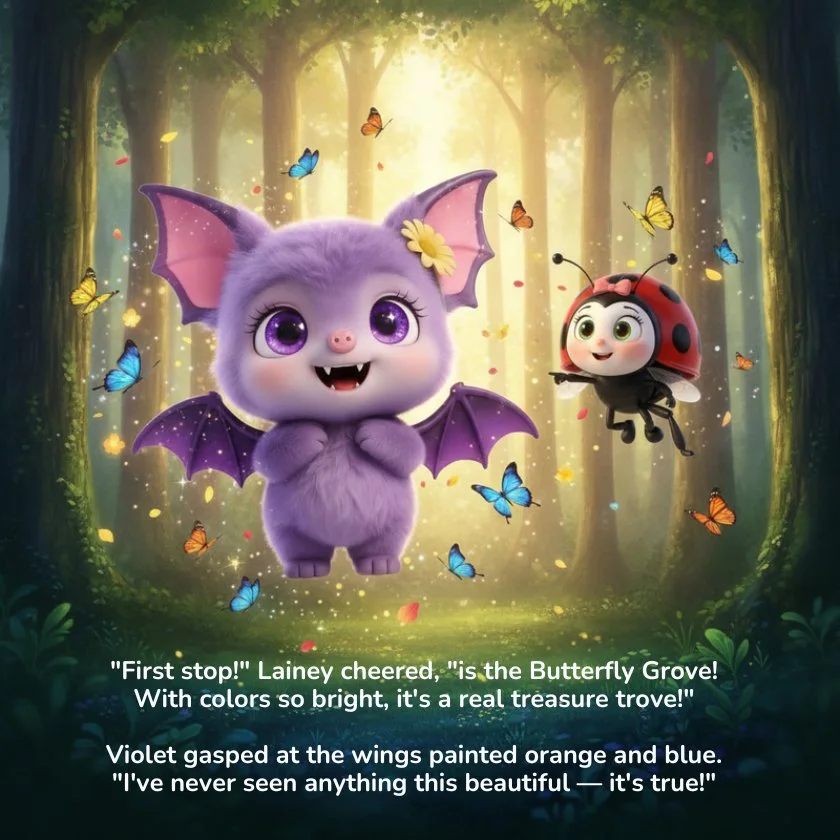 First stop, the Butterfly Grove